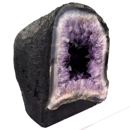 XXL Amethyst Druse AA – Qualität Ø 343 mm / 20430 g Geode Stufe Standfläche Edelsteine Heilsteine bei Wunderstein24