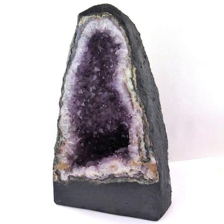 XXL Amethyst Druse A-Qualität Höhe 352 mm / 12510 g Geode Stufe Standfläche Edelsteine Heilsteine bei Wunderstein24