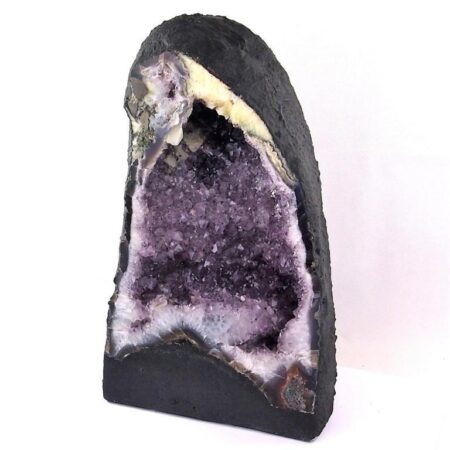 XXL Amethyst Druse A-Qualität Höhe 362 mm / 13930 g Geode Stufe Standfläche Edelsteine Heilsteine bei Wunderstein24