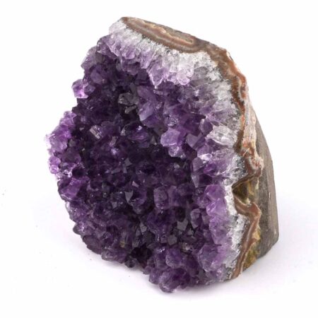 Amethyst Stufe Höhe 84 mm mit Standfläche in sehr schöner Farbe Edelsteine Heilsteine bei Wunderstein24