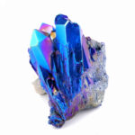 Aqua Angel Aura Bergkristall Stufe blau aus Brasilien Edelsteine Heilsteine bei Wunderstein24