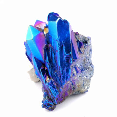 Aqua Angel Aura Bergkristall Stufe blau aus Brasilien Edelsteine Heilsteine bei Wunderstein24