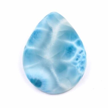 Larimar Handschmeichler | Cabochon in bester Farbe und Qualität Edelsteine Heilsteine bei Wunderstein24