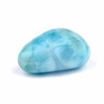 Larimar Handschmeichler | Trommelstein in bester Farbe und Qualität Edelsteine Heilsteine bei Wunderstein24