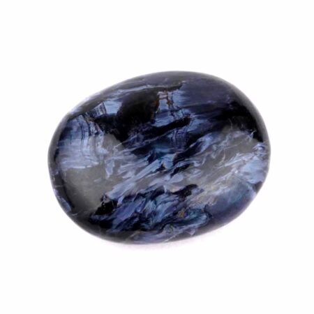 Pietersit blau Cabochon | Handschmeichler aus Namibia in einzigartiger Qualität und Farbe Edelsteine Heilsteine bei Wunderstein24