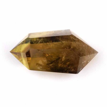 Citrin Natur Doppelender Länge 69 mm transparent aus Brasilien in bester Farbe Edelsteine Heilsteine bei Wunderstein24