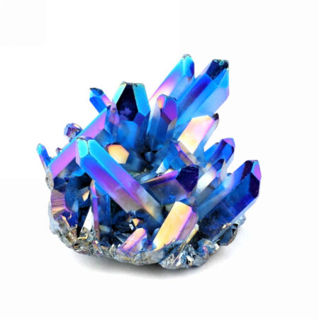 Aqua Angel Aura Bergkristall Stufe blau aus Brasilien Edelsteine Heilsteine bei Wunderstein24