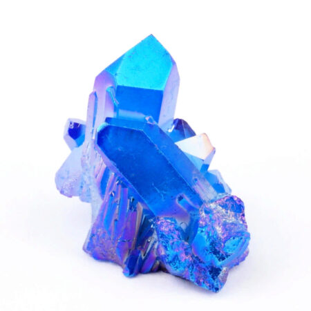 Aqua Angel Aura Bergkristall Stufe blau aus Brasilien Edelsteine Heilsteine bei Wunderstein24