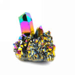 Aqua Angel Aura Bergkristall Stufe rainbow aus Brasilien Edelsteine Heilsteine bei Wunderstein24