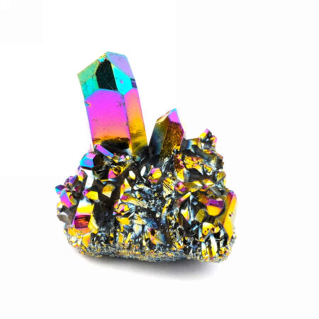 Aqua Angel Aura Bergkristall Stufe rainbow aus Brasilien Edelsteine Heilsteine bei Wunderstein24