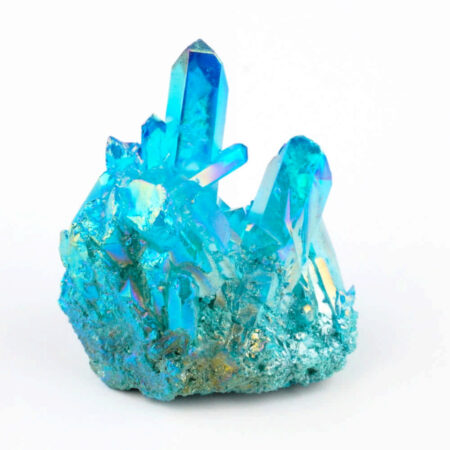 Aqua Angel Aura Bergkristall Stufe türkis aus Brasilien Edelsteine Heilsteine bei Wunderstein24