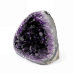 Amethyst Stufe mit poliertem Rand und Standfläche in weltbester Farbe und Qualität Edelsteine Heilsteine bei Wunderstein24