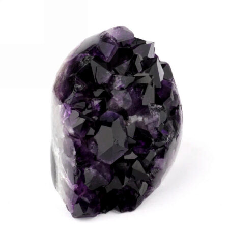 Amethyst Stufe mit poliertem Rand und Standfläche in weltbester Farbe und Qualität Edelsteine Heilsteine bei Wunderstein24