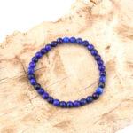 Lapislazuli Ø 4,5 mm Natur Kinder Kugel Edelstein Armband flexibel und dehnbar Edelsteine Heilsteine bei Wunderstein24