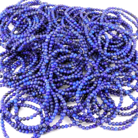 Lapislazuli Ø 4,5 mm Natur Kinder Kugel Edelstein Armband flexibel und dehnbar Edelsteine Heilsteine bei Wunderstein24