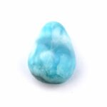 Larimar Handschmeichler | Trommelstein in bester Farbe und Qualität Edelsteine Heilsteine bei Wunderstein24