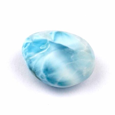 Larimar Handschmeichler | Trommelstein in bester Farbe und Qualität Edelsteine Heilsteine bei Wunderstein24