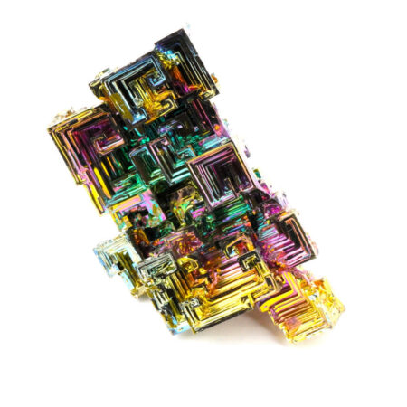 große Wismut (Bismuth) Kristall Stufe in einzigartiger Qualität und Farbe Edelsteine Heilsteine bei Wunderstein24