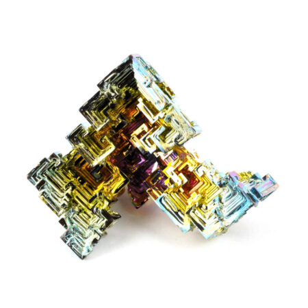 große Wismut (Bismuth) Kristall Stufe in einzigartiger Qualität und Farbe Edelsteine Heilsteine bei Wunderstein24