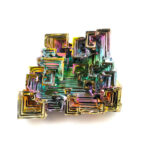 große Wismut (Bismuth) Kristall Stufe in einzigartiger Qualität und Farbe Edelsteine Heilsteine bei Wunderstein24