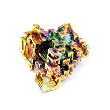 große Wismut (Bismuth) Kristall Stufe in einzigartiger Qualität und Farbe Edelsteine Heilsteine bei Wunderstein24