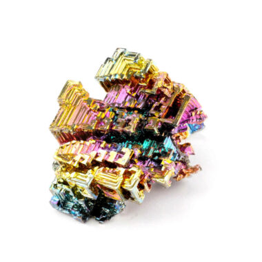 große Wismut (Bismuth) Kristall Stufe in einzigartiger Qualität und Farbe Edelsteine Heilsteine bei Wunderstein24