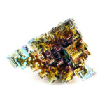 große Wismut (Bismuth) Kristall Stufe in einzigartiger Qualität und Farbe Edelsteine Heilsteine bei Wunderstein24