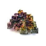 große Wismut (Bismuth) Kristall Stufe in einzigartiger Qualität und Farbe Edelsteine Heilsteine bei Wunderstein24