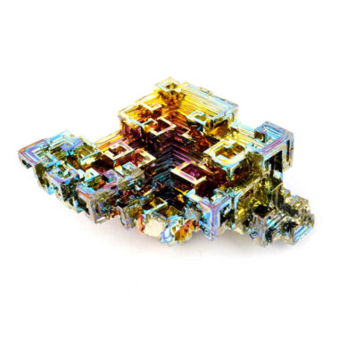 große Wismut (Bismuth) Kristall Stufe in einzigartiger Qualität und Farbe Edelsteine Heilsteine bei Wunderstein24