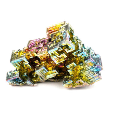 große Wismut (Bismuth) Kristall Stufe in einzigartiger Qualität und Farbe Edelsteine Heilsteine bei Wunderstein24