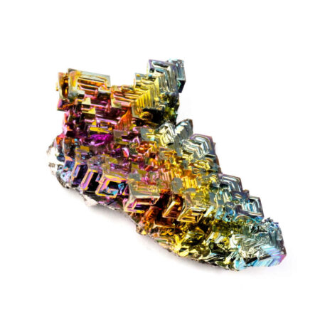 große Wismut (Bismuth) Kristall Stufe in einzigartiger Qualität und Farbe Edelsteine Heilsteine bei Wunderstein24