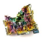 große Wismut (Bismuth) Kristall Stufe in einzigartiger Qualität und Farbe Edelsteine Heilsteine bei Wunderstein24