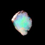 Opal Edelstein roh Ø 22,2 mm | 12,8 Karat Edelopal aus Äthiopien Edelsteine Heilsteine bei Wunderstein24