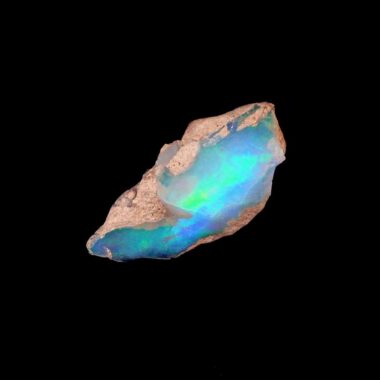 Opal Edelstein roh Ø 34,8 mm | 18,55 Karat Edelopal aus Äthiopien Edelsteine Heilsteine bei Wunderstein24