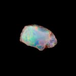 Opal Edelstein roh Ø 22,7 mm | 12,45 Karat Edelopal aus Äthiopien Edelsteine Heilsteine bei Wunderstein24