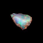 Opal Edelstein roh Ø 22,7 mm | 12,45 Karat Edelopal aus Äthiopien Edelsteine Heilsteine bei Wunderstein24