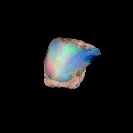 Opal Edelstein roh Ø 24,7 mm | 17,3 Karat Edelopal aus Äthiopien Edelsteine Heilsteine bei Wunderstein24