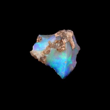 Opal Edelstein roh Ø 21,8 mm | 17,15 Karat Edelopal aus Äthiopien Edelsteine Heilsteine bei Wunderstein24