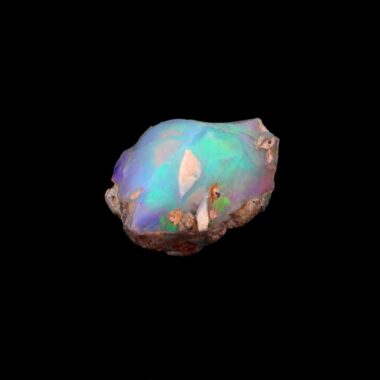 Opal Edelstein roh Ø 23 mm | 19,2 Karat Edelopal aus Äthiopien Edelsteine Heilsteine bei Wunderstein24