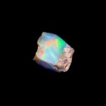 Opal Edelstein roh Ø 17 mm | 13,15 Karat Edelopal aus Äthiopien Edelsteine Heilsteine bei Wunderstein24