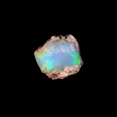 Opal Edelstein roh Ø 17 mm | 13,15 Karat Edelopal aus Äthiopien Edelsteine Heilsteine bei Wunderstein24