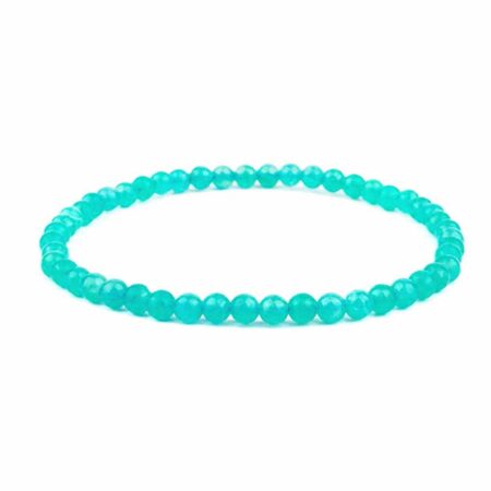 Amazonit Ø 3,5 mm Kugel Armband flexibel und dehnbar in traumhafter Qualität und Farbe Edelsteine Heilsteine bei Wunderstein24