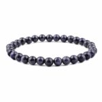 Topas blau facettiert Ø 4 mm Edelstein Armband flexibel und dehnbar Edelsteine Heilsteine bei Wunderstein24