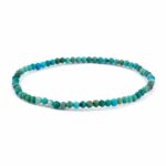 Türkis echt facettiert Ø 3 mm Kugel Edelstein Armband flexibel und dehnbar Edelsteine Heilsteine bei Wunderstein24