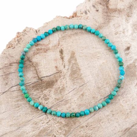 Türkis echt facettiert Ø 3 mm Kugel Edelstein Armband flexibel und dehnbar Edelsteine Heilsteine bei Wunderstein24
