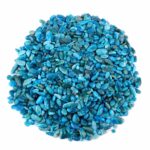 Apatit Trommelsteine blau Ø ca. 7 – 15 mm aus Madagaskar Edelsteine Heilsteine bei Wunderstein24