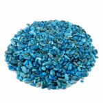 Apatit Trommelsteine blau Ø ca. 7 – 15 mm aus Madagaskar Edelsteine Heilsteine bei Wunderstein24