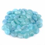 Aquamarin | Beryll Trommelsteine blau Ø ca. 20 – 40 mm in bester Qualität Edelsteine Heilsteine bei Wunderstein24
