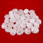 Bergkristall Crackle Trommelsteine handpoliert Ø ca. 24 – 34 mm Edelsteine Heilsteine bei Wunderstein24