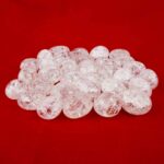 Bergkristall Crackle Trommelsteine handpoliert Ø ca. 24 – 34 mm Edelsteine Heilsteine bei Wunderstein24